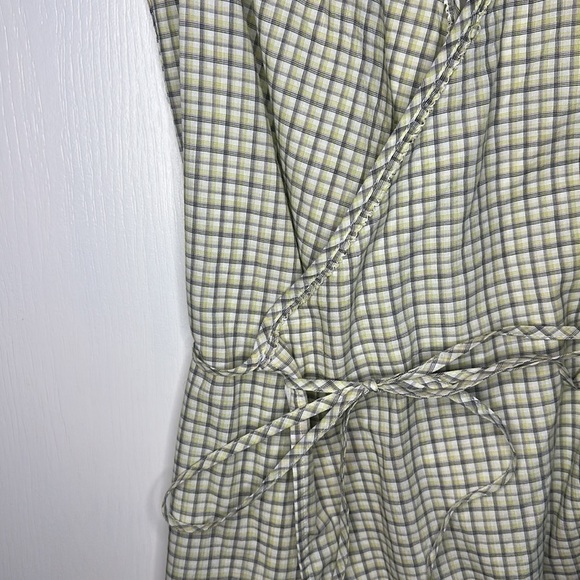 Converse plaid midi wrap dress - Picture 5 of 8